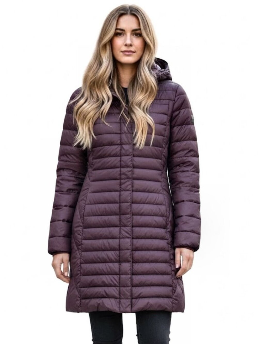 Kenneth Cole New York Zip Puffer Jacket, Purple Women's Size Small, NWT